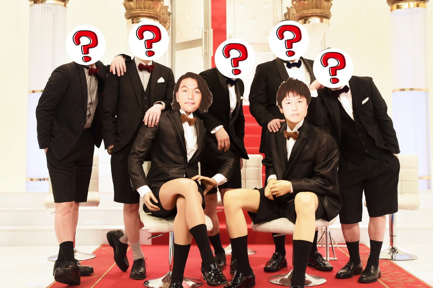 「水曜NEXT！『ショートショートショー～世界一短い動画祭～』」の出演者たち。(c)フジテレビ