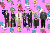 「妖怪ランキング大百科 鬼強い！鬼とヤバいもののけたちが大集合！」に出演する（左から）平成ノブシコブシ吉村、小芝風花、アンタッチャブル、劇団ひとり、丸山桂里奈、荒俣宏。(c)フジテレビ