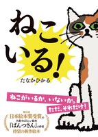 田中光の絵本「ねこいる！」の表紙。