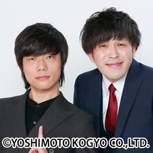 9番街レトロ。左が京極風斗、右がなかむらしゅん。