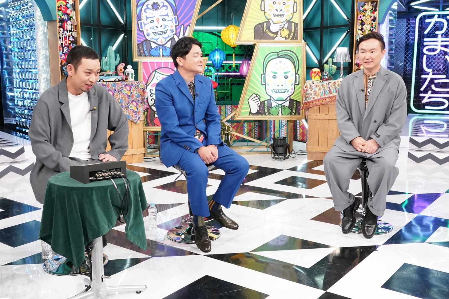左から千鳥、かまいたち山内。(c)日本テレビ
