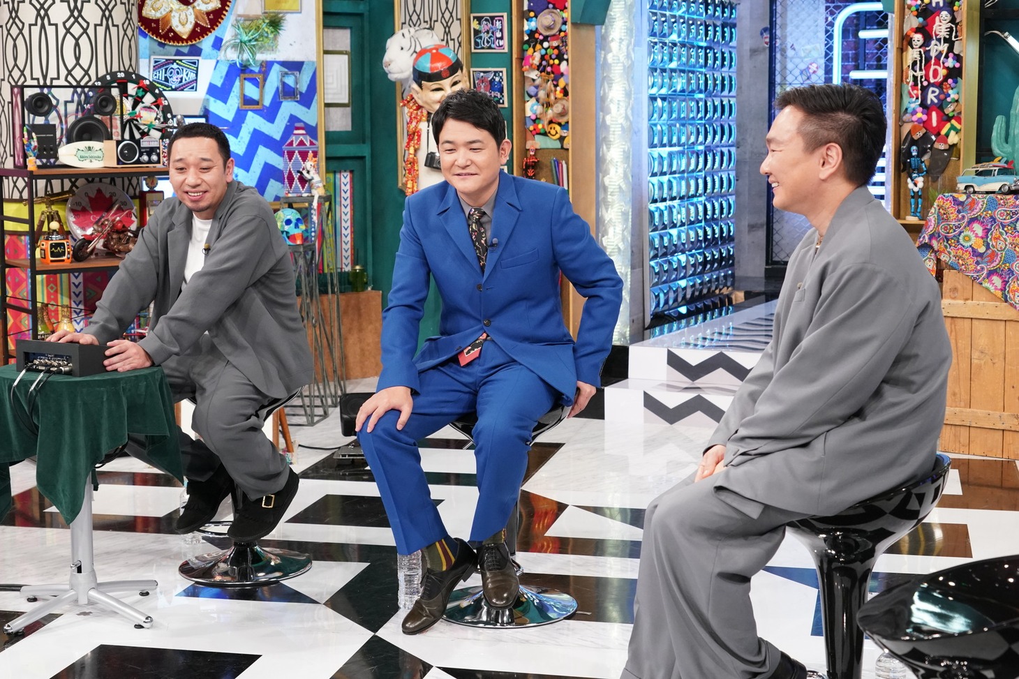 左から千鳥、かまいたち山内。(c)日本テレビ