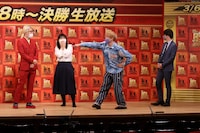 （左から）ZAZY、吉住、お見送り芸人しんいち、寺田寛明。(c)関西テレビ