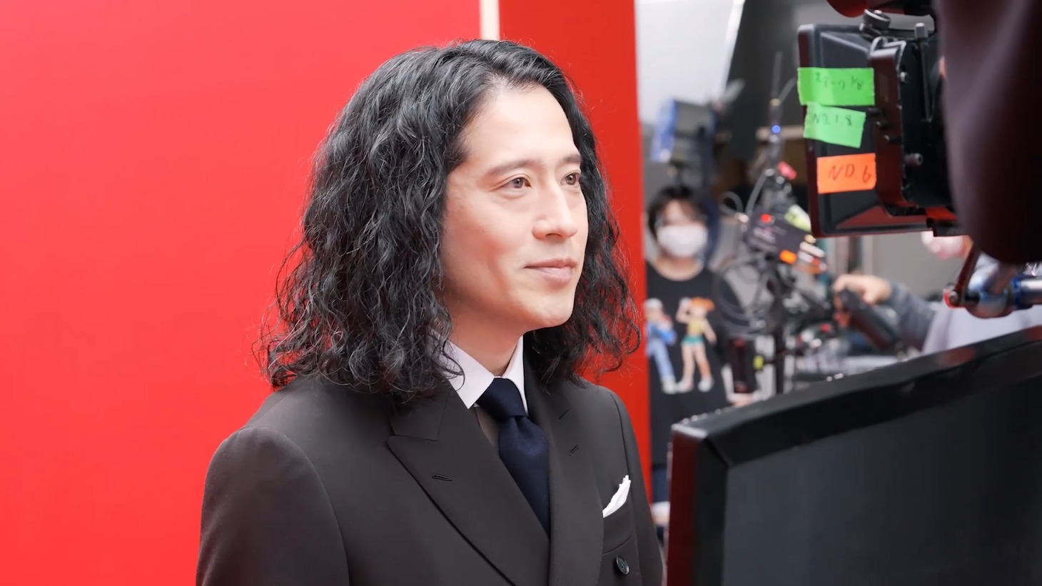 CM「ORIX MONEY 心を決めた人々」編の撮影中より。