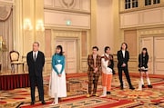 (左から)タカアンドトシ・トシ、大友花恋チーム、霜降り明星せいや、山之内すず、霜降り明星・粗品、ゆぴぴ。(c)ABCテレビ