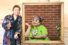 左から香取慎吾、渡辺直美。(c)読売テレビ