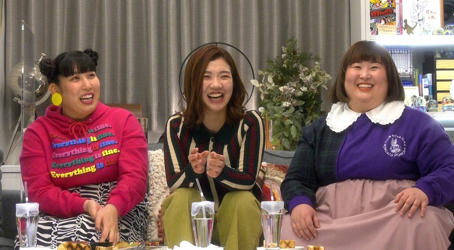 「櫻井・有吉THE夜会」に出演する3時のヒロイン。(c)TBS