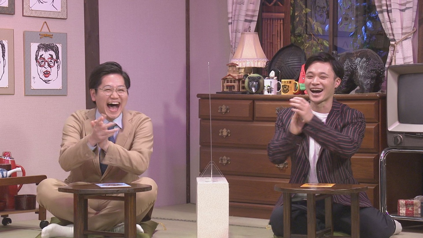 「ジンギス談！」にゲスト出演する東京ホテイソン。(c)HBC