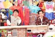 NON STYLE井上とハライチ岩井。(c)フジテレビ