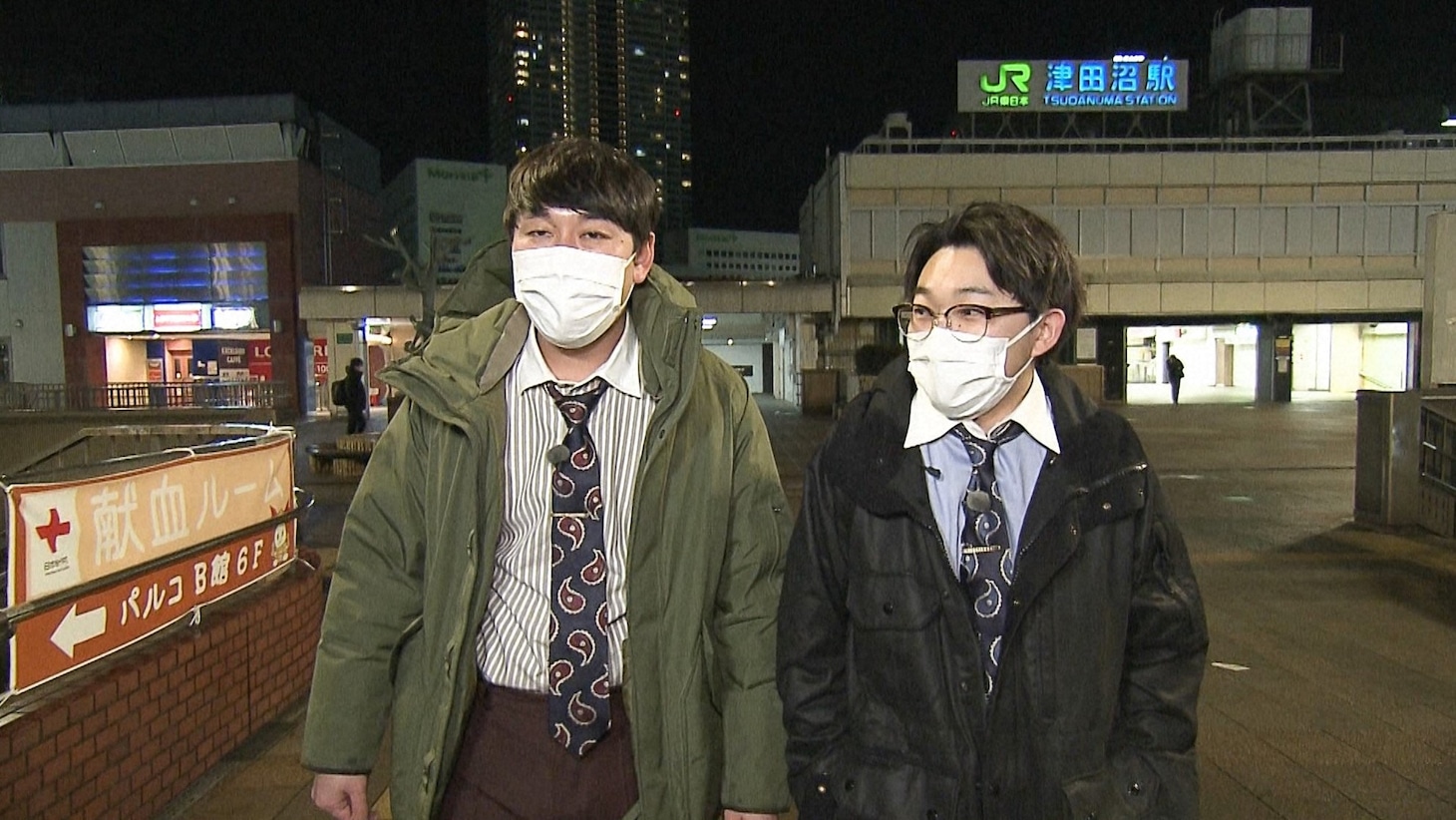 「相席食堂」の「街ブラ-1グランプリ2022」に出場するオズワルド。(c)ABCテレビ