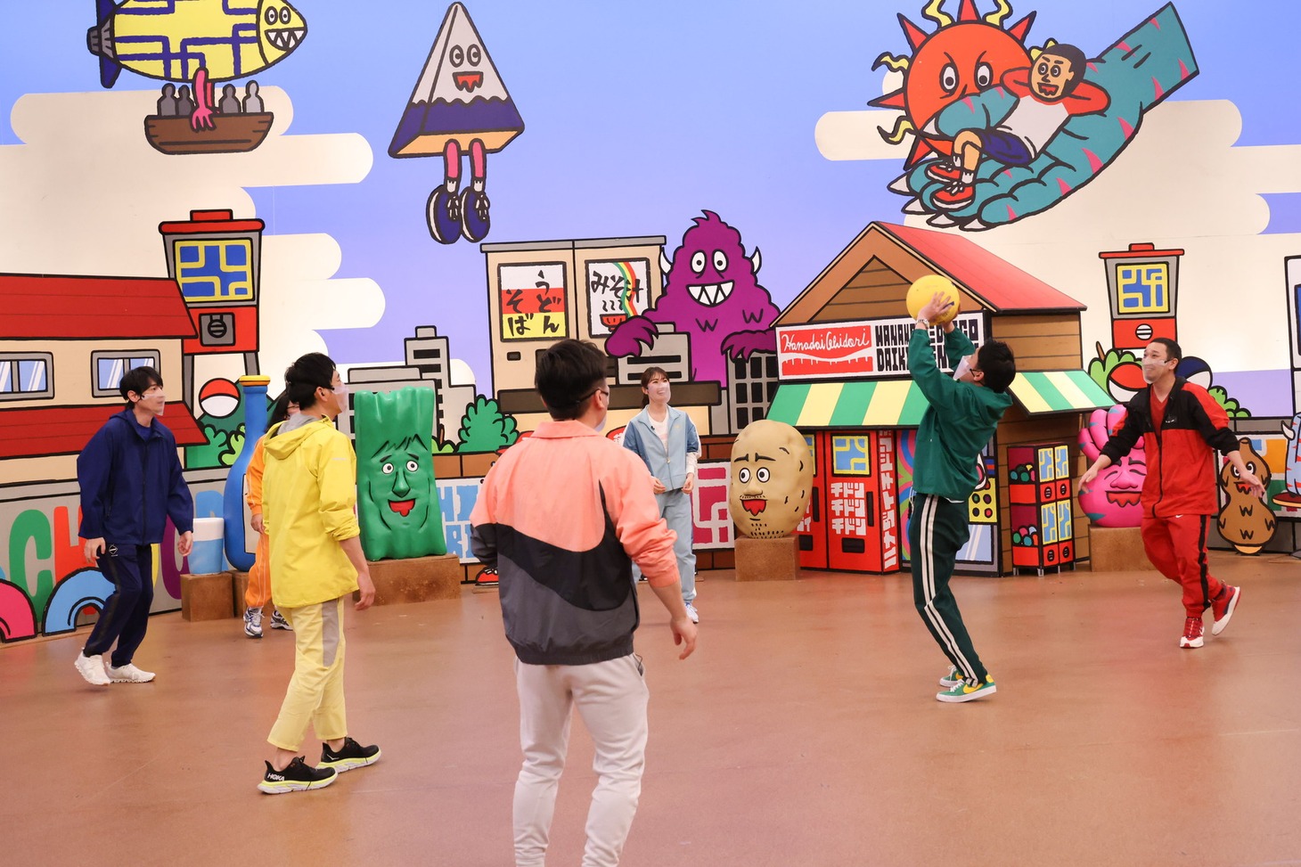 「バレーボールラリー」のワンシーン。(c)関西テレビ