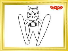 さらば森田、かが屋・賀屋がにゃらんイラスト披露「じゃらん×猫の日」