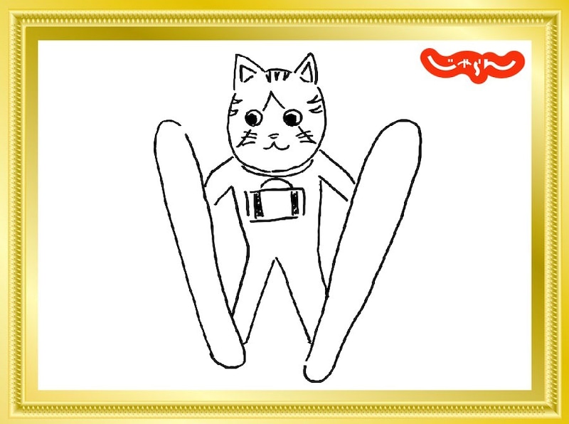 さらば青春の光・森田のイラスト。