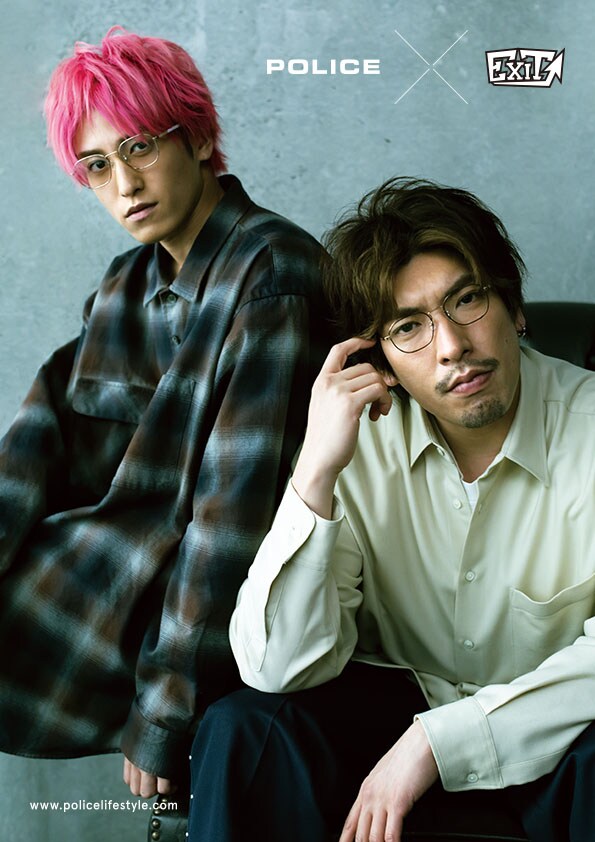 POLICE×EXIT 3rdカプセルコレクションのビジュアル。