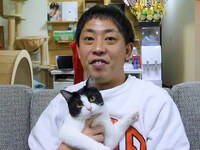 さらば青春の光・森田と猫の専務。