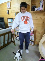 さらば青春の光・森田と猫の専務。