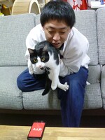 さらば青春の光・森田と猫の専務。
