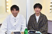 「廻しの天才」に出演した(左から)アルコ&ピース酒井、DJ 松永。