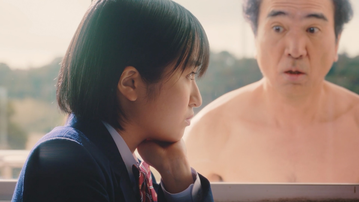テレビCM「代アニに来いよ！～オープンキャンパス開催中」のワンシーン。
