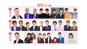 4月3日(日)公演の出演者。