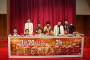 「漫才Loversスペシャル 第11回ytv漫才新人賞決定戦」の出場者たち。