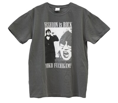 「YOKO FUCHIGAMI FASHION is ROCK Tシャツ」