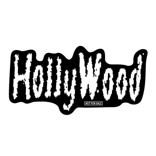 プレゼントの「Hollywoodステッカー」。