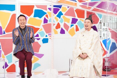 （左から）アンガールズ田中、千鳥・大悟。(c)フジテレビ