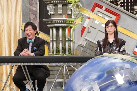 （左から）さらば青春の光・森田、武藤十夢。(c)フジテレビ