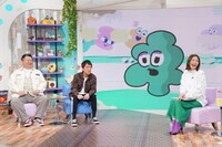 左からブラックマヨネーズ、朝日奈央。(c)読売テレビ
