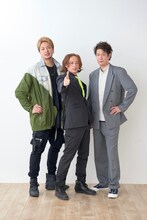 リッチモン。左から北見寛明、佐藤洋平、武田優作。