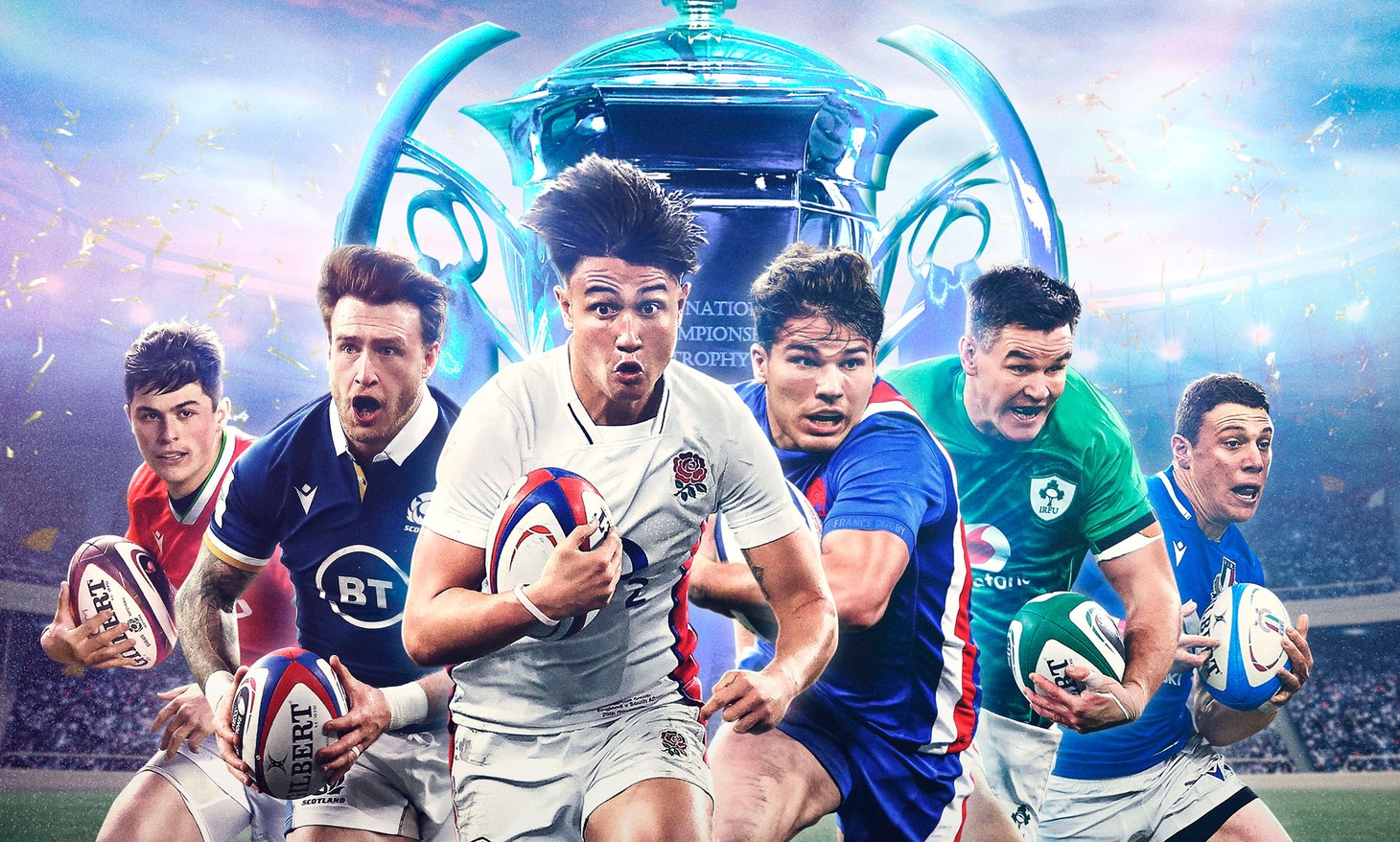 WOWOWで放送中の「ラグビー欧州6カ国対抗戦 シックス・ネーションズ」。