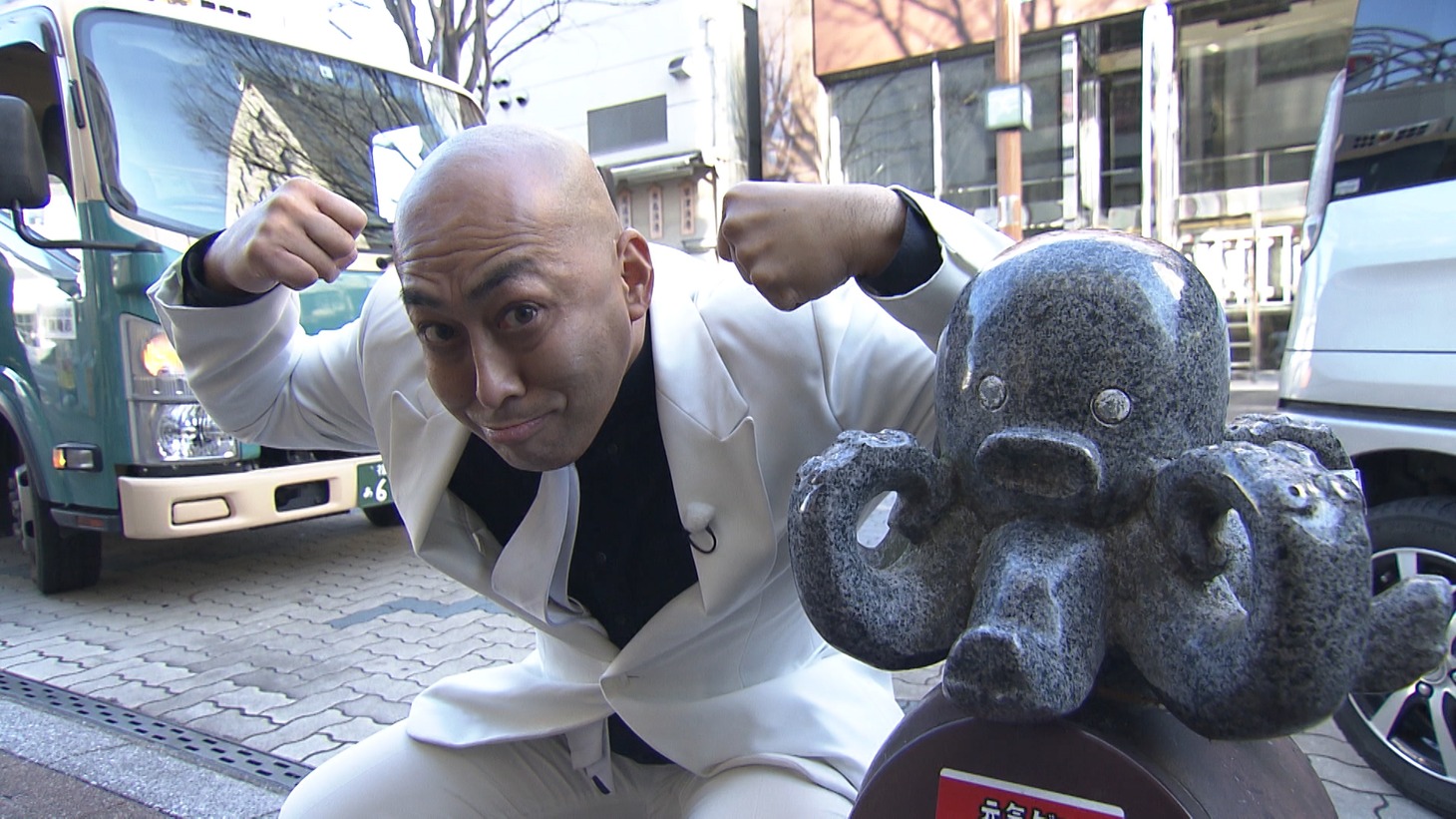 「相席食堂」に出演する錦鯉・長谷川。(c)ABCテレビ