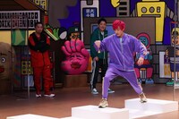 EXIT兼近のチャレンジの様子。(c)関西テレビ