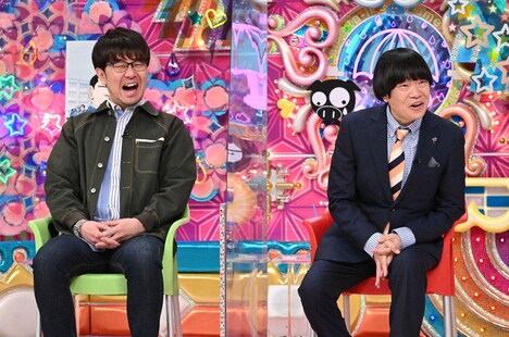 （左から）土田晃之、蛍原徹。(c)テレビ朝日