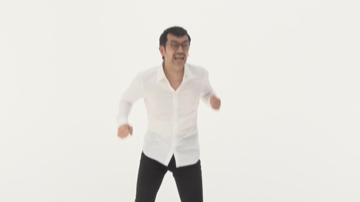 WebCM撮影中の様子。