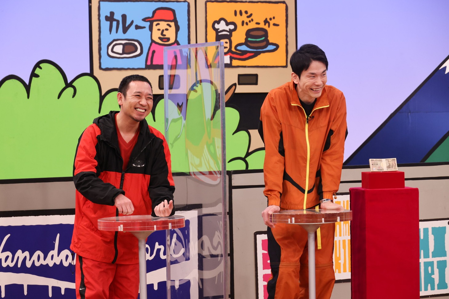 （左から）千鳥・大悟、かまいたち濱家。(c)関西テレビ