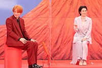 菊池風磨とホラン千秋。(c)フジテレビ