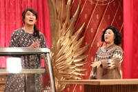 （左から）ココリコ田中、友近。(c)フジテレビ