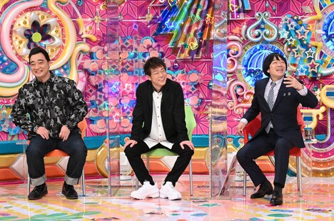 (左から)ジャングルポケット斉藤、陣内智則、蛍原徹。(c)テレビ朝日