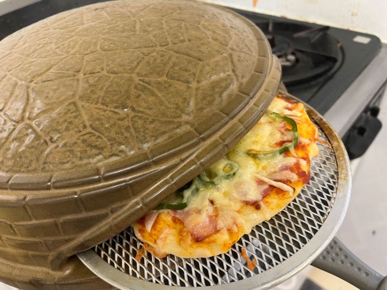 「シンプルピザ」が焼けた！