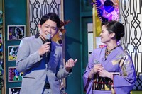 左から千鳥ノブ、出口亜梨沙。(c)日本テレビ