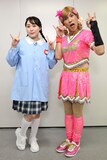右がゴリエ（ガレッジセール・ゴリ）、左が丸山礼。(c)フジテレビ