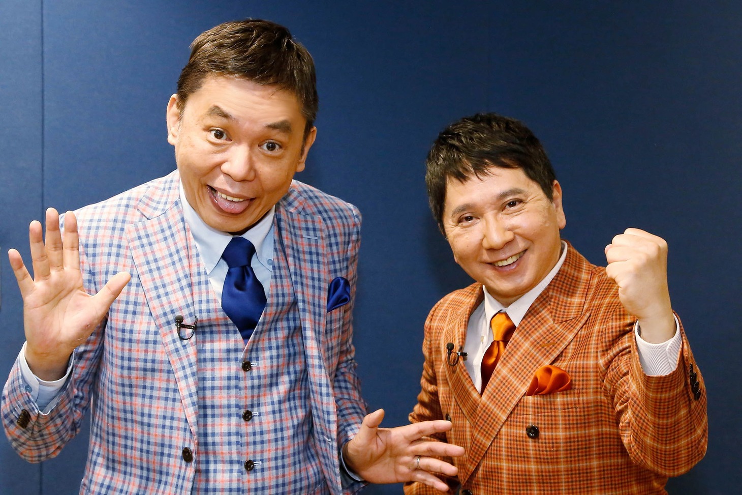 「ツギクル芸人グランプリ2022」決勝大会のMCを務める爆笑問題。(c)フジテレビ