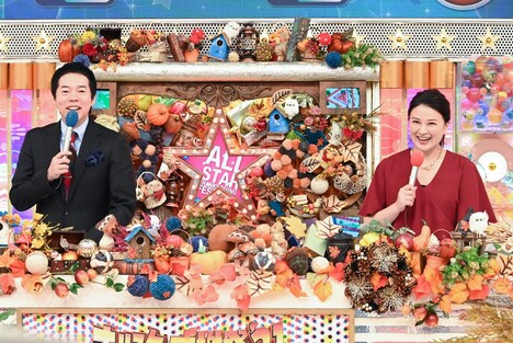 「オールスター感謝祭'22春」MCの今田耕司と島崎和歌子。写真は昨年秋のもの。(c)TBS