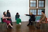 座談会のワンシーン。(c)ABCテレビ