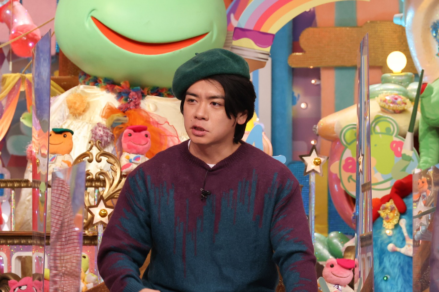 「アメトーーク！」3時間SPの「絵心ない芸人」に登場するマヂカルラブリー・野田クリスタル。(c)テレビ朝日
