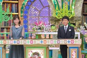 左から、玉巻映美（MBSアナウンサー）、浜田雅功。