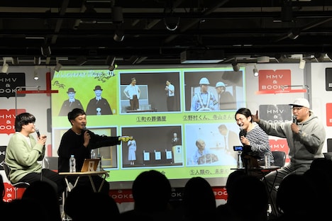 DVD「シソンヌライブ[dix]」発売記念イベントの様子。