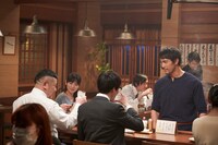 CM撮影中の様子。